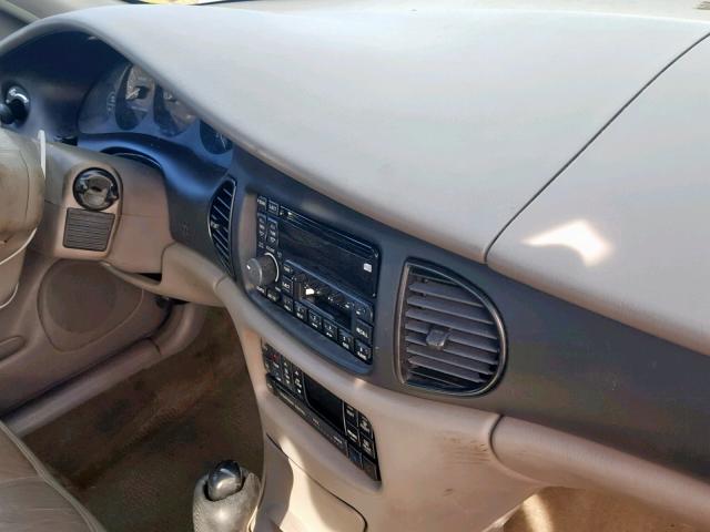 2G4WB55K911117833 - 2001 BUICK REGAL LS WHITE photo 9