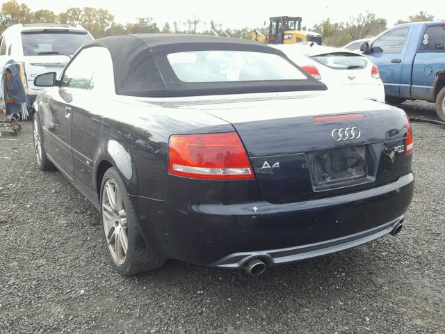 WAUDF48H29K009962 - 2009 AUDI A4 2.0T CA BLACK photo 3