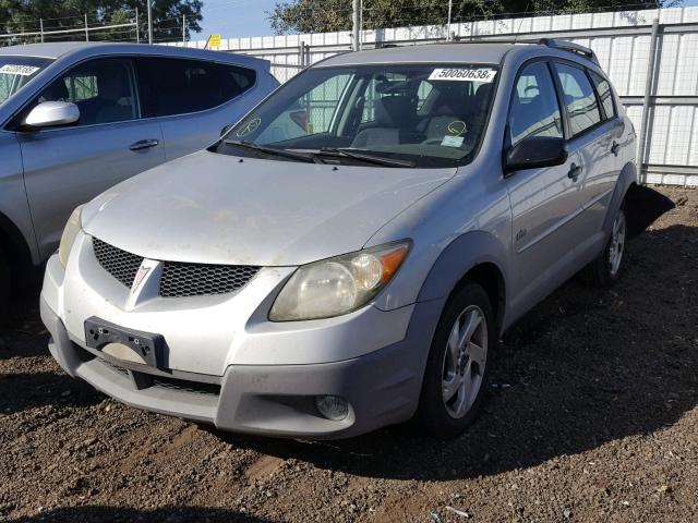 5Y2SL62883Z406436 - 2003 PONTIAC VIBE SILVER photo 2