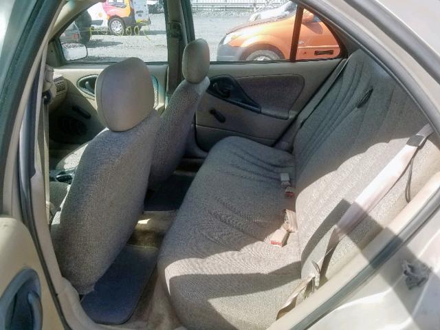 1G1JC524117116589 - 2001 CHEVROLET CAVALIER B TAN photo 6