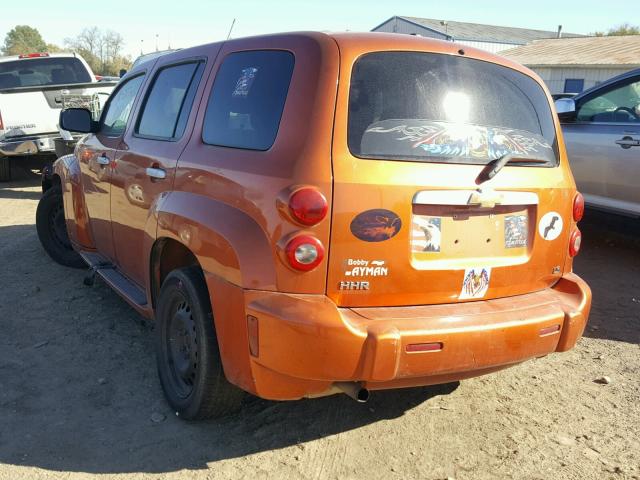 3GNDA13D27S640014 - 2007 CHEVROLET HHR LS ORANGE photo 3