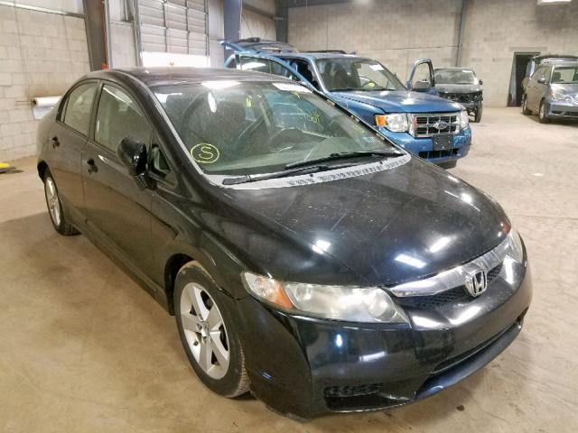 2HGFA16699H331856 - 2009 HONDA CIVIC LX-S أسود صورة 1
