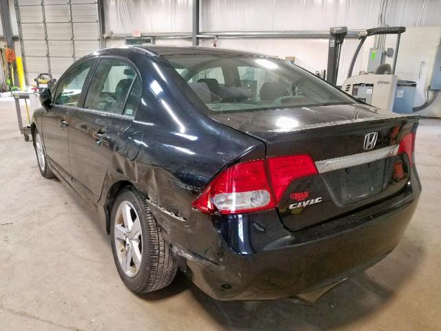 2HGFA16699H331856 - 2009 HONDA CIVIC LX-S أسود صورة 3