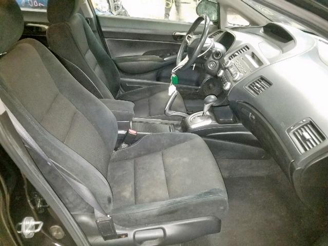 2HGFA16699H331856 - 2009 HONDA CIVIC LX-S أسود صورة 5