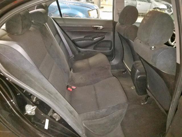 2HGFA16699H331856 - 2009 HONDA CIVIC LX-S أسود صورة 6