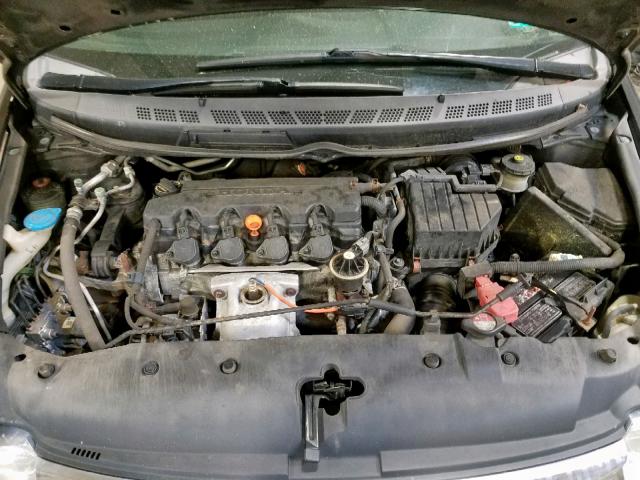 2HGFA16699H331856 - 2009 HONDA CIVIC LX-S أسود صورة 7