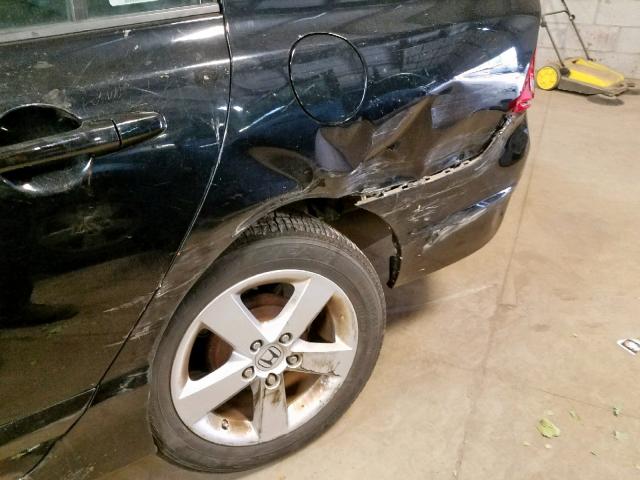 2HGFA16699H331856 - 2009 HONDA CIVIC LX-S أسود صورة 9
