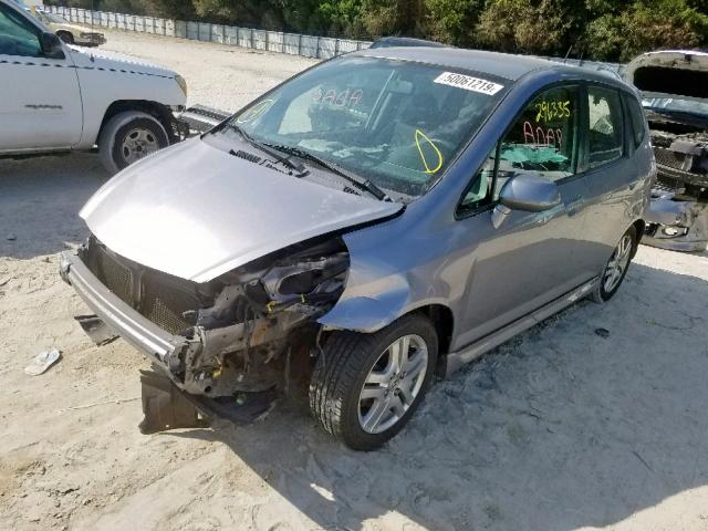 JHMGD38687S016537 - 2007 HONDA FIT S 灰色 照片 2