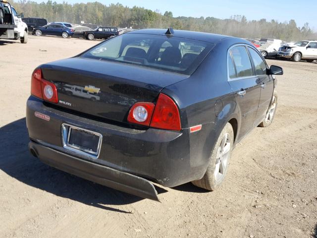 1G1ZC5E01CF194617 - 2012 CHEVROLET MALIBU 1LT BLACK photo 4