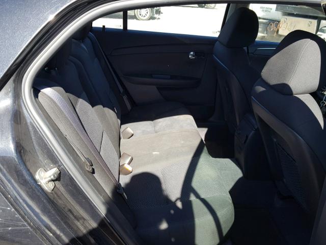 1G1ZC5E01CF194617 - 2012 CHEVROLET MALIBU 1LT BLACK photo 6