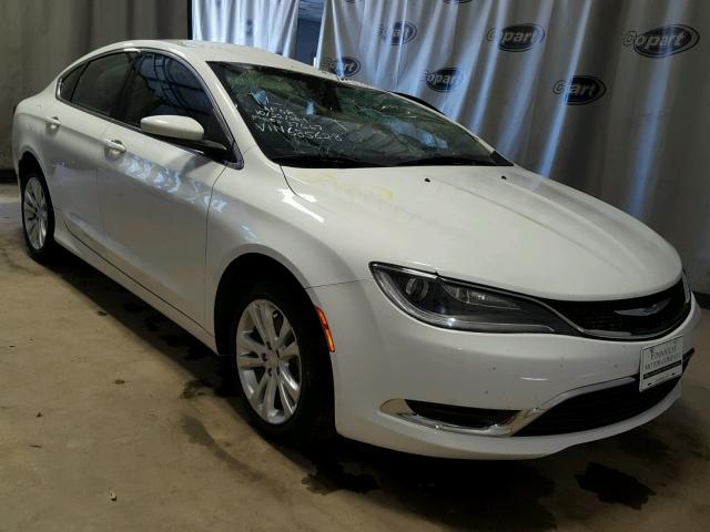 1C3CCCAB8FN685628 - 2015 CHRYSLER 200 LIMITE WHITE photo 1