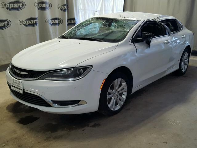 1C3CCCAB8FN685628 - 2015 CHRYSLER 200 LIMITE WHITE photo 2