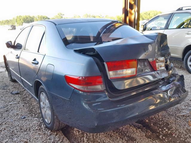 1HGCM56464A081306 - 2004 HONDA ACCORD LX BLUE photo 3