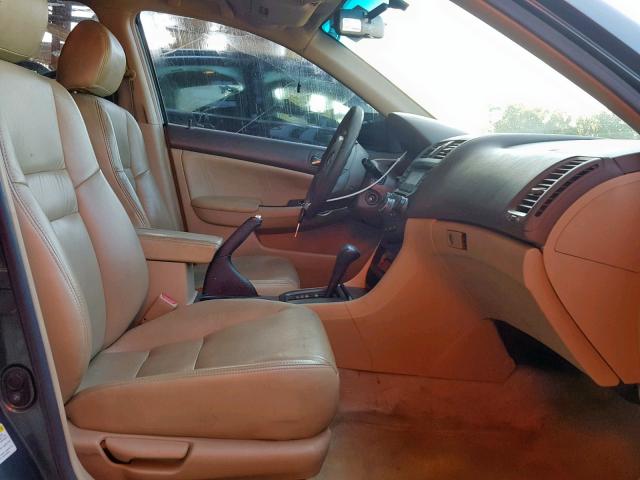 1HGCM56464A081306 - 2004 HONDA ACCORD LX BLUE photo 5