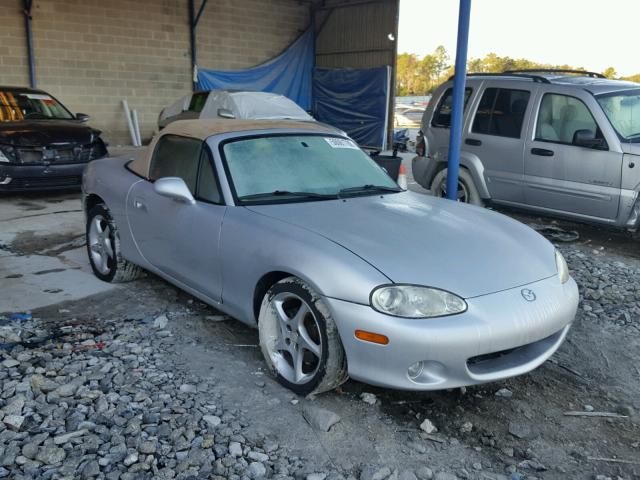 JM1NB353120225258 - 2002 MAZDA MX-5 MIATA SILVER photo 1