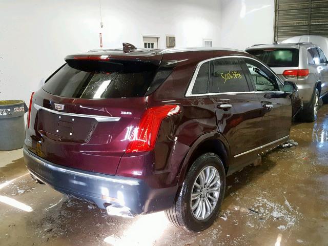 1GYKNDRS3HZ312756 - 2017 CADILLAC XT5 LUXURY MAROON photo 4