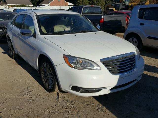 1C3CCBCB5CN181783 - 2012 CHRYSLER 200 LIMITE WHITE photo 1