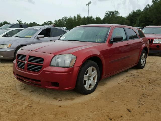 2D4FV48V05H536696 - 2005 DODGE MAGNUM SXT RED photo 2