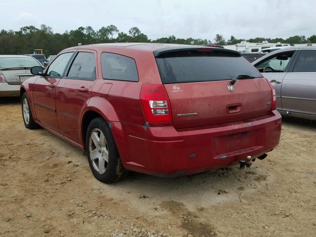 2D4FV48V05H536696 - 2005 DODGE MAGNUM SXT RED photo 3