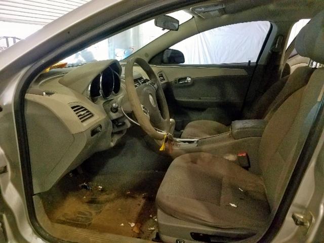 1G1ZC5E09AF255354 - 2010 CHEVROLET MALIBU 1LT SILVER photo 5