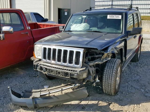 1J8HH58NX8C190868 - 2008 JEEP COMMANDER შავი ფოტო 2