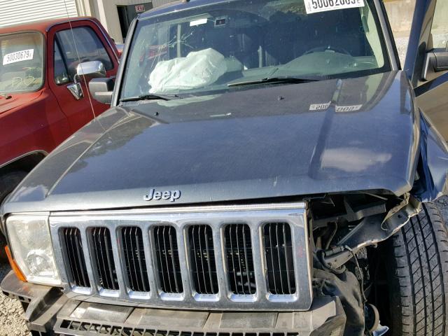 1J8HH58NX8C190868 - 2008 JEEP COMMANDER შავი ფოტო 7