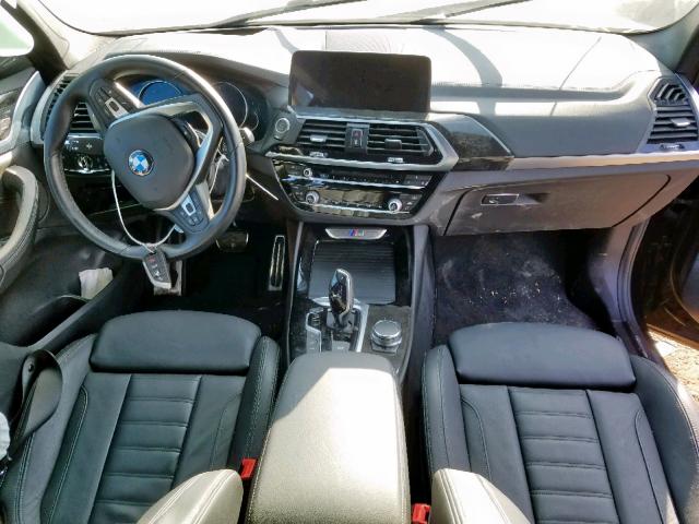 5UXTS3C57J0Y94174 - 2018 BMW X3 XDRIVEM BLACK photo 10