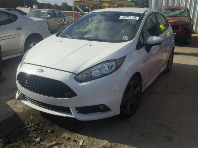 3FADP4GX0EM201799 - 2014 FORD FIESTA ST WHITE photo 2