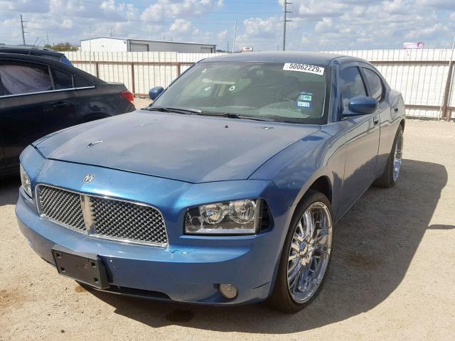 2B3CA3CV9AH229116 - 2010 DODGE CHARGER SX BLUE photo 2