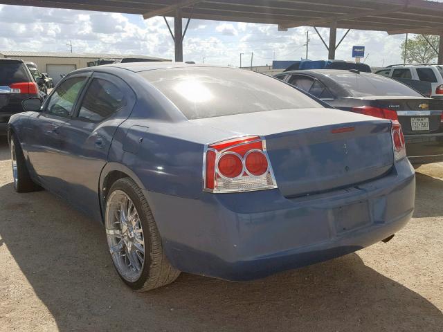 2B3CA3CV9AH229116 - 2010 DODGE CHARGER SX BLUE photo 3