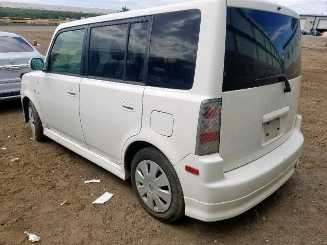 JTLKT324664123356 - 2006 TOYOTA SCION XB თეთრი ფოტო 3