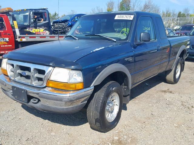 1FTZR15U9WTA16025 - 1998 FORD RANGER SUP GREEN photo 2