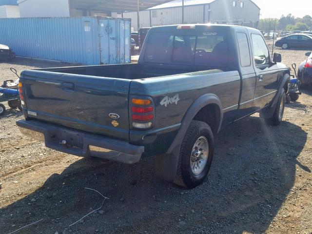 1FTZR15U9WTA16025 - 1998 FORD RANGER SUP GREEN photo 4