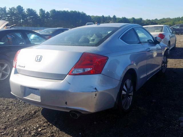 1HGCS1B80CA019647 - 2012 HONDA ACCORD EXL SILVER photo 4