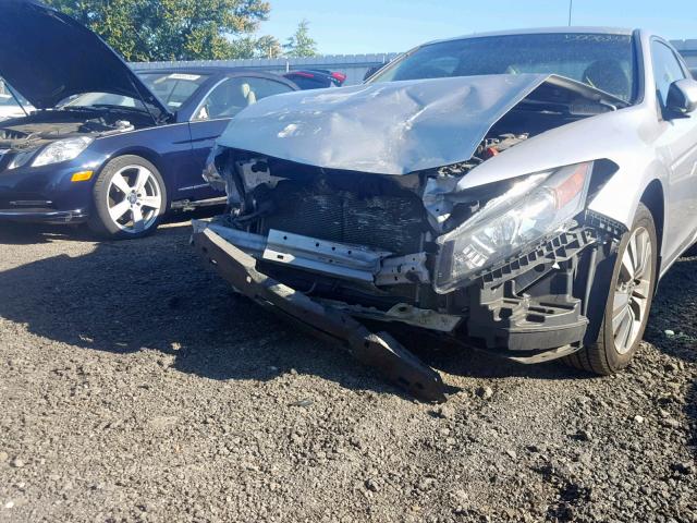 1HGCS1B80CA019647 - 2012 HONDA ACCORD EXL SILVER photo 9