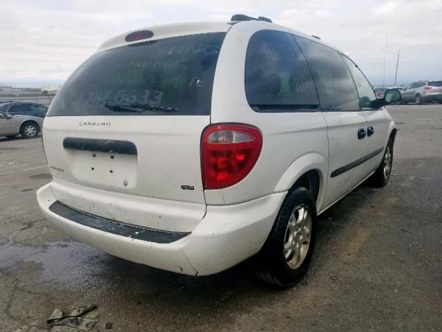 1D4GP25RX3B282849 - 2003 DODGE CARAVAN SE WHITE photo 4