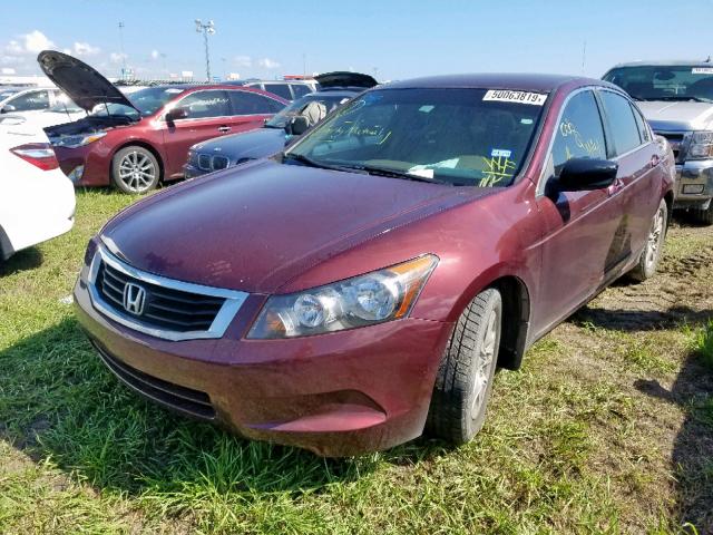 1HGCP2F46AA018188 - 2010 HONDA ACCORD LXP RED photo 2