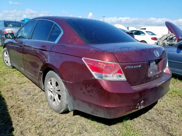 1HGCP2F46AA018188 - 2010 HONDA ACCORD LXP RED photo 3