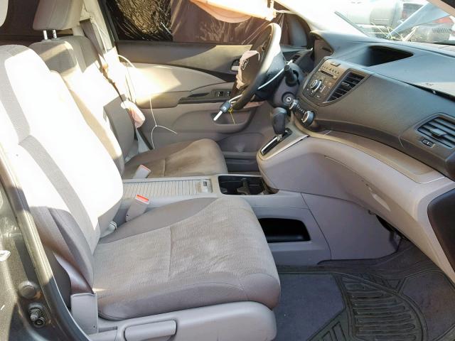 5J6RM4H34EL046285 - 2014 HONDA CR-V LX GRAY photo 5