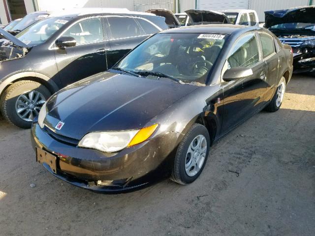 1G8AN12F44Z149035 - 2004 SATURN ION LEVEL BLACK photo 2