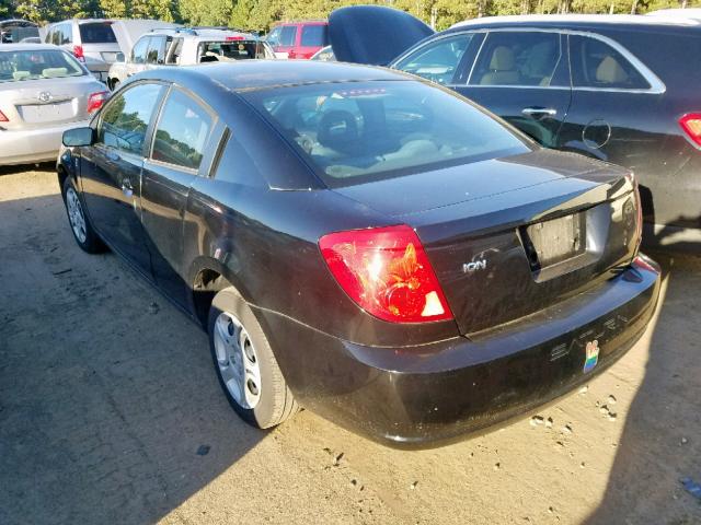 1G8AN12F44Z149035 - 2004 SATURN ION LEVEL BLACK photo 3