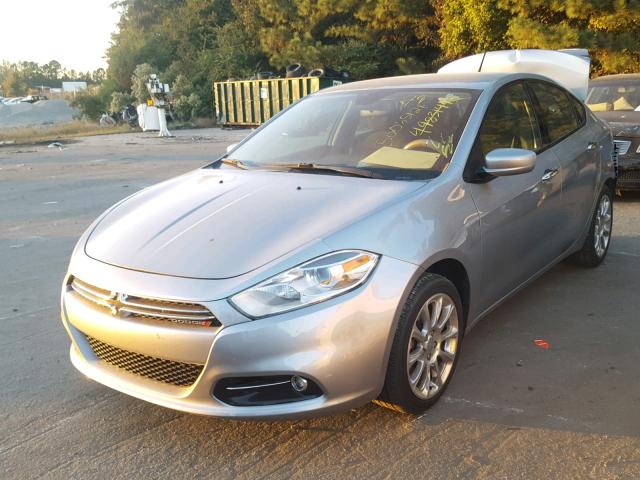 1C3CDFFA3GD818642 - 2016 DODGE DART SXT S SILVER photo 2