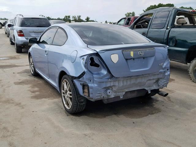 JTKDE167480244042 - 2008 SCION TC BLUE photo 3