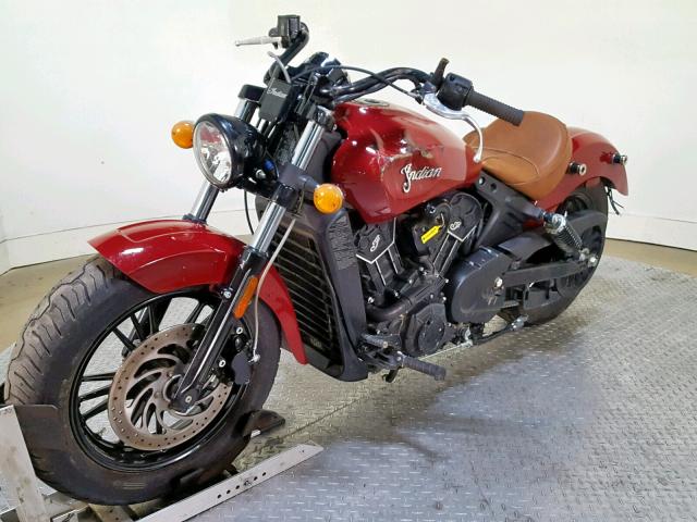 56KMSB112G3115538 - 2016 INDIAN MOTORCYCLE CO. SCOUT SIXT RED photo 4