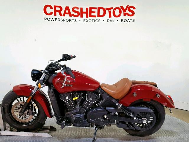 56KMSB112G3115538 - 2016 INDIAN MOTORCYCLE CO. SCOUT SIXT RED photo 5