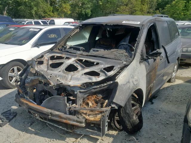 5FNRL38476B053893 - 2006 HONDA ODYSSEY EX BURN photo 2