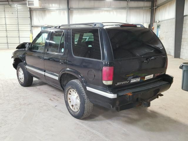 1GKDT13W7T2505237 - 1996 GMC JIMMY BLACK photo 3