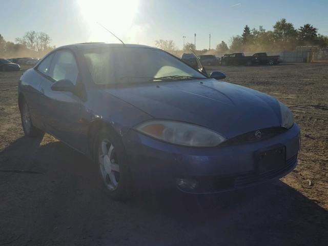 1ZWFT61L715610570 - 2001 MERCURY COUGAR V6 BLUE photo 1