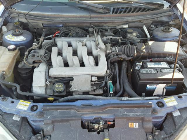 1ZWFT61L715610570 - 2001 MERCURY COUGAR V6 BLUE photo 7