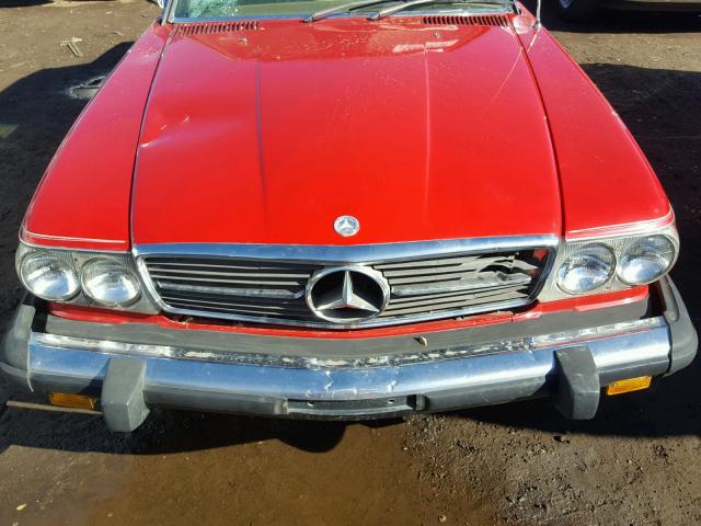 10702412005033 - 1974 MERCEDES-BENZ 450SLC RED photo 7